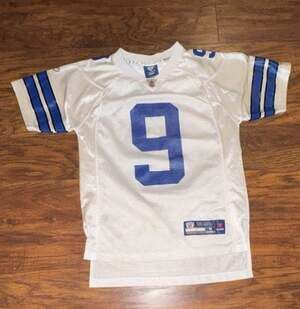 Reebok Dallas Cowboys Tony Romo #9 Football Jersey Size M - Youth